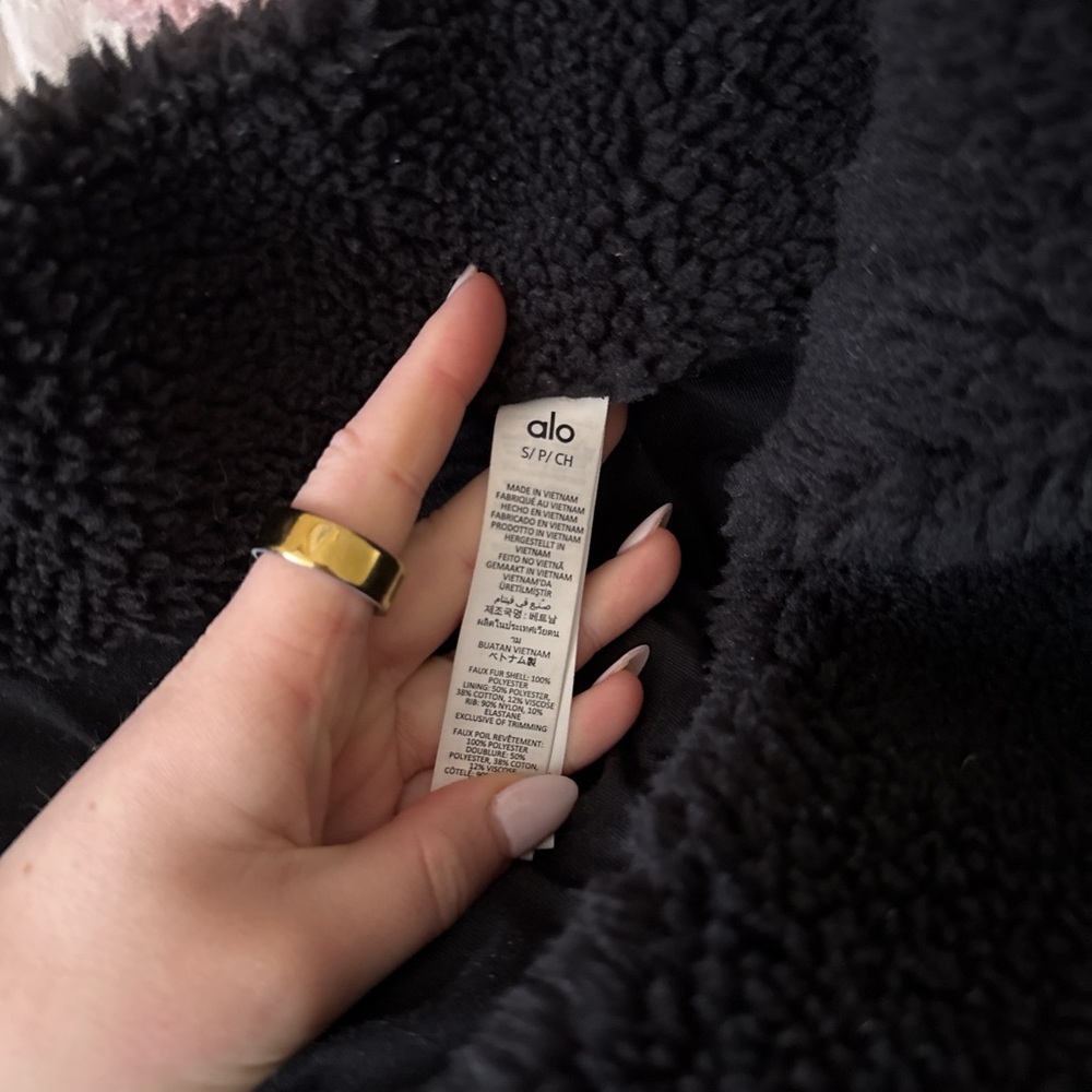 Alo Yoga Black Jacket View 3